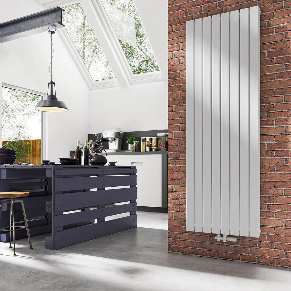 emke-radiateur-plat-vertical-double-blanc-180x62-eau-chaude image 1