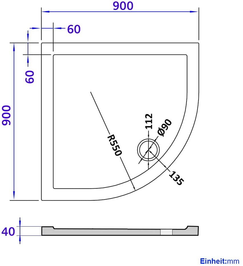 emke-receveur-de-douche-quart-de-cercle-90x90-blanc-2 image 2