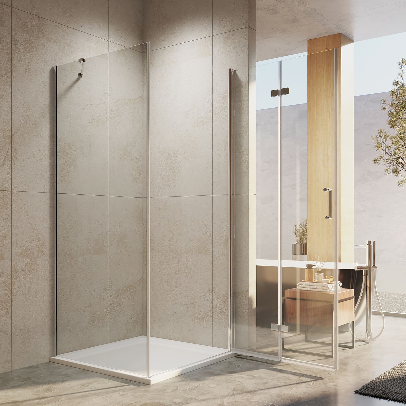 emke-cabine-de-douche-angle-pliante-90x195-80x195 image 3