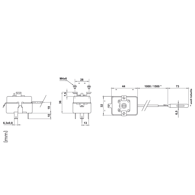 fantini-cosmi-tg400-962-964-thermostat-m-canique image 2