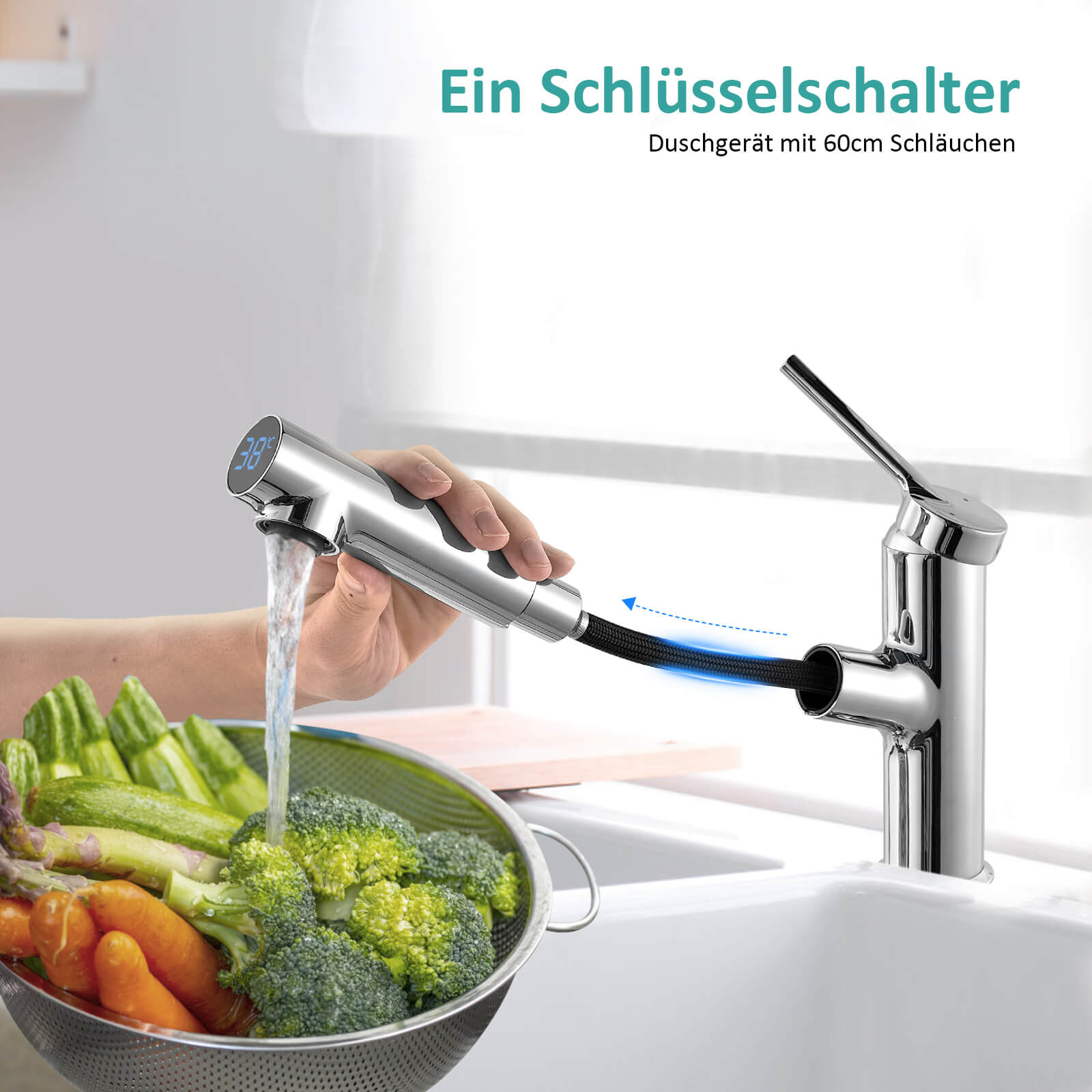 emke-f20-mitigeur-cuisine-bec-extractible-chrom image 2