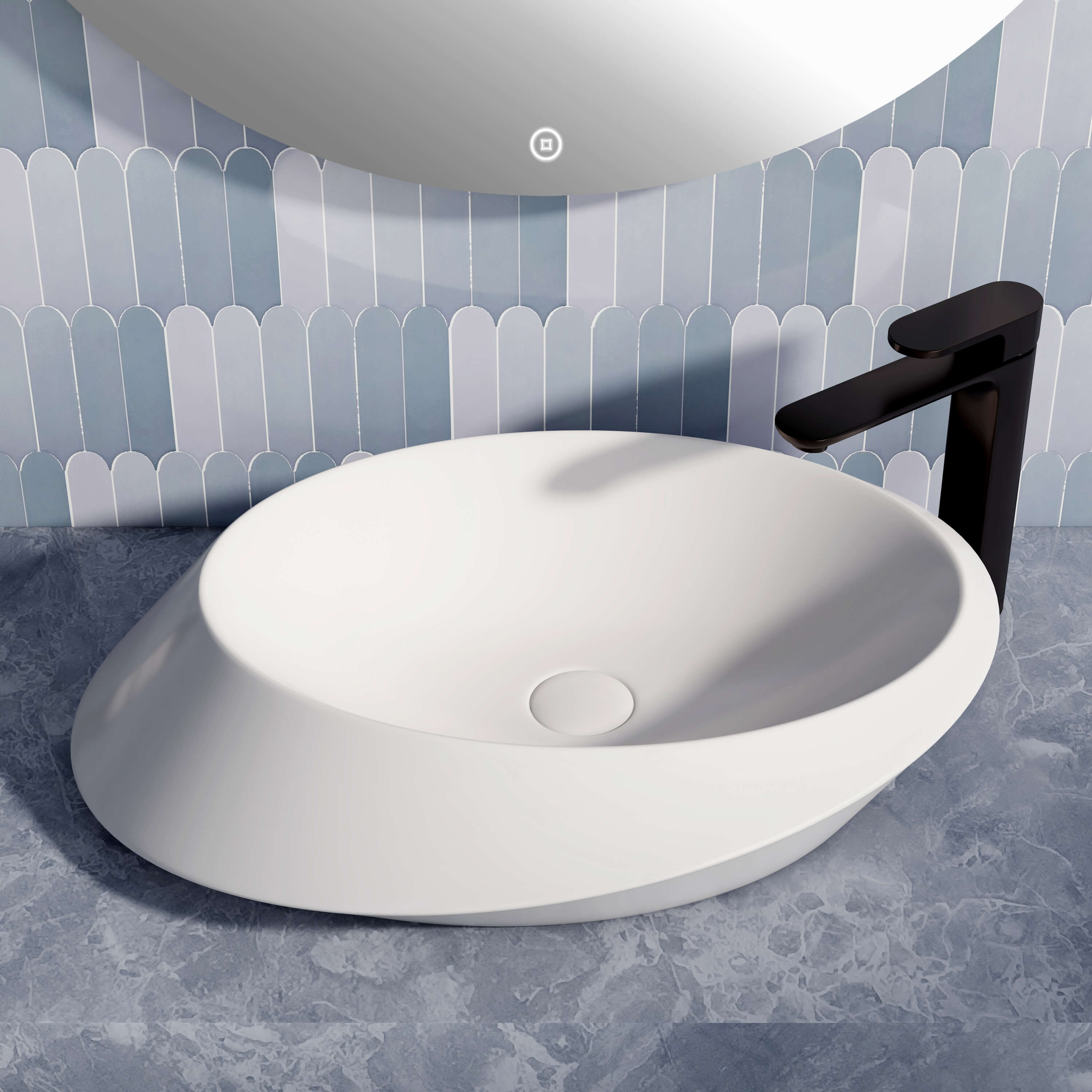 emke-cb07-vasque-poser-ovale-blanche-68-cm image 6