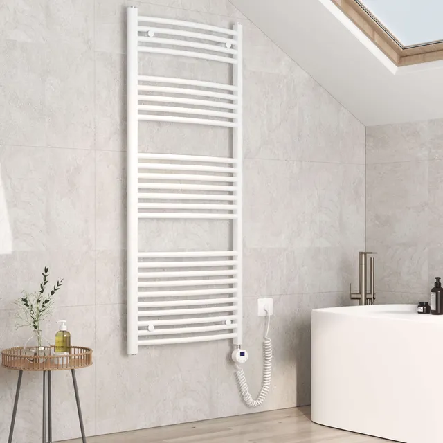 emke-s-che-serviette-lectrique-thermostat-blanc-120x60 image 1