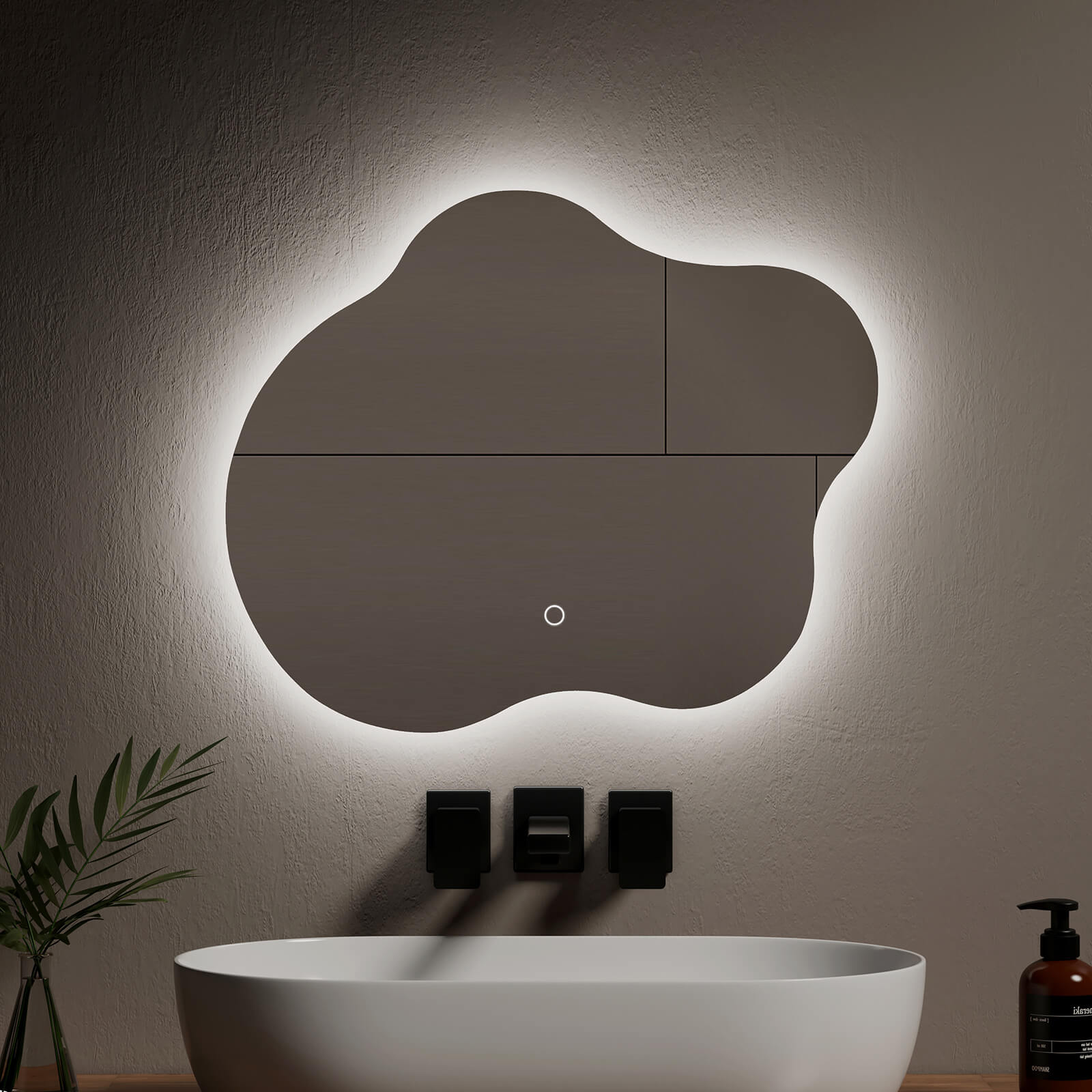 emke-lm31-miroir-lumineux-sans-cadre-60x50-3-couleurs image 2