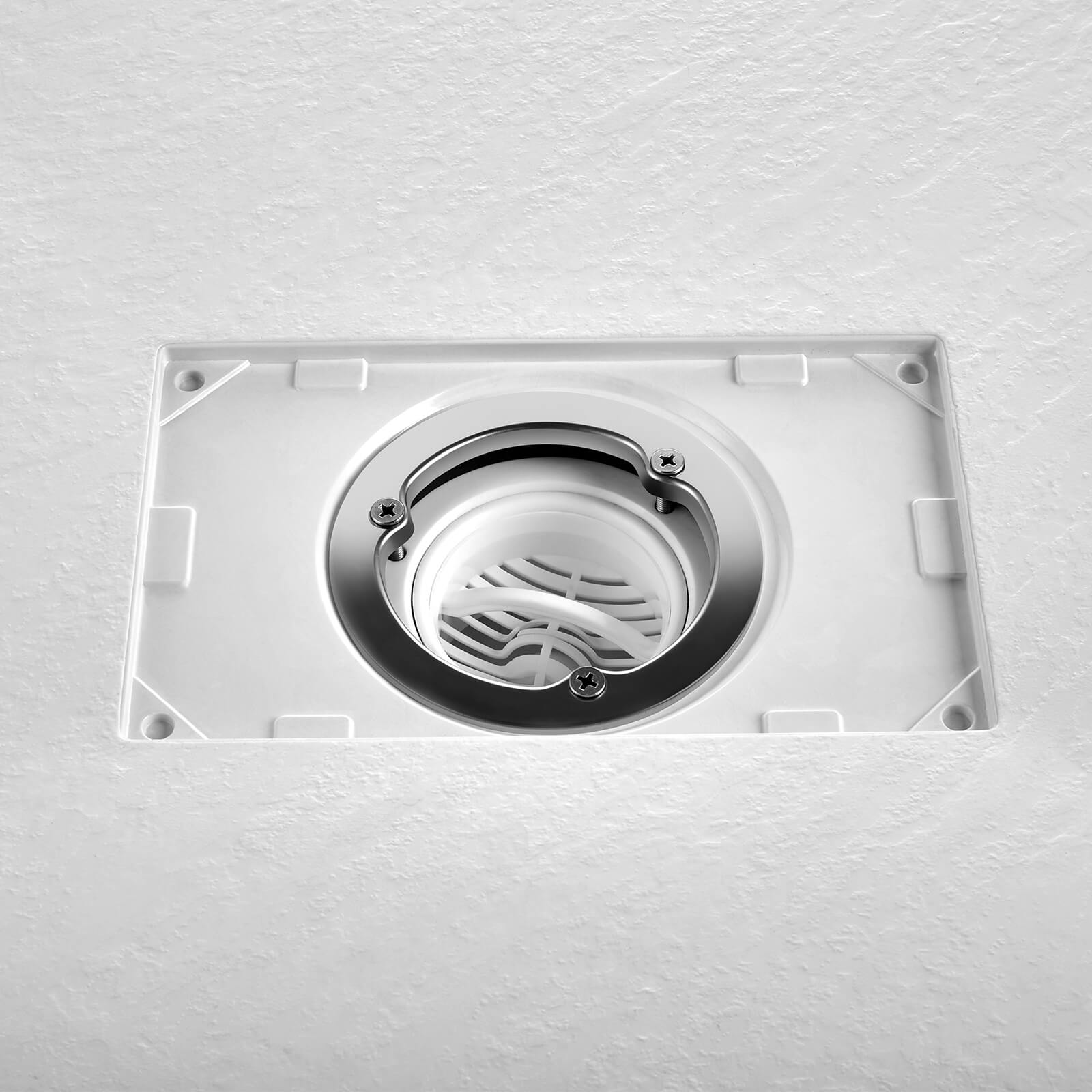 emke-receveur-de-douche-embout-coulement-blanc-90-mm image 5