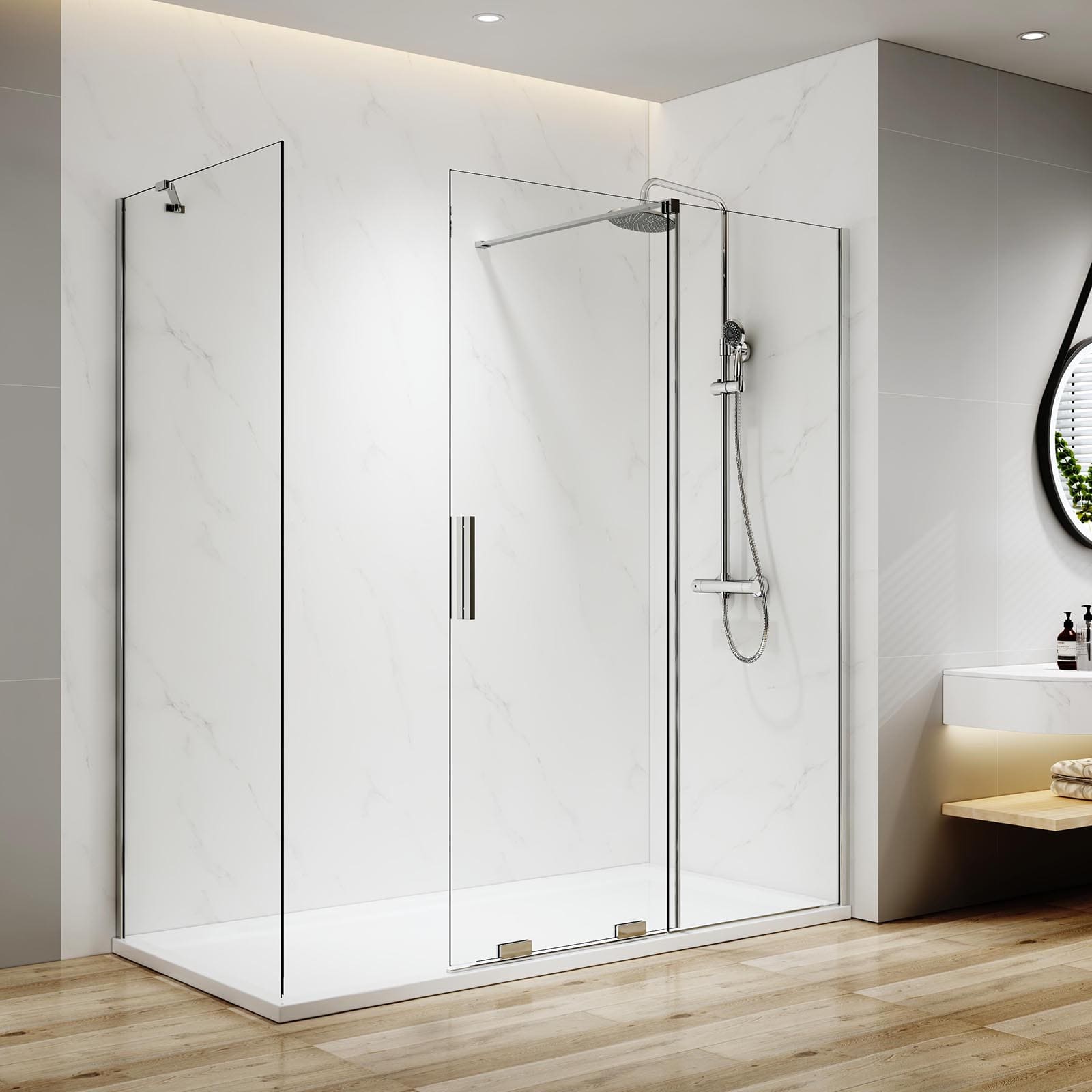 emke-cabine-de-douche-coulissante-noire-120x90 image 6