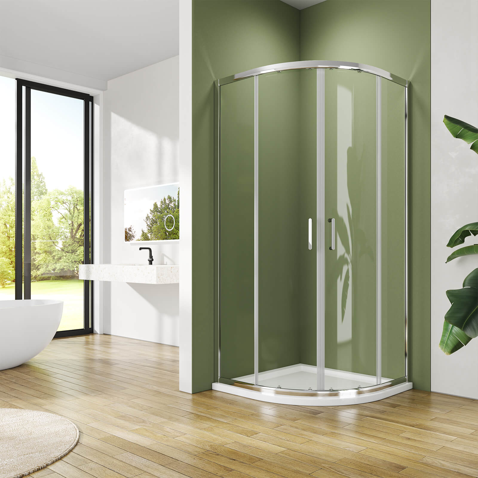emke-cabine-de-douche-quart-de-cercle-90x90x185-coulissante image 4