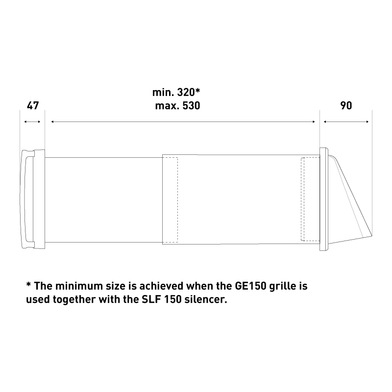 fantini-cosmi-ge150-grille-ext-rieure-pare-pluie-150 image 5