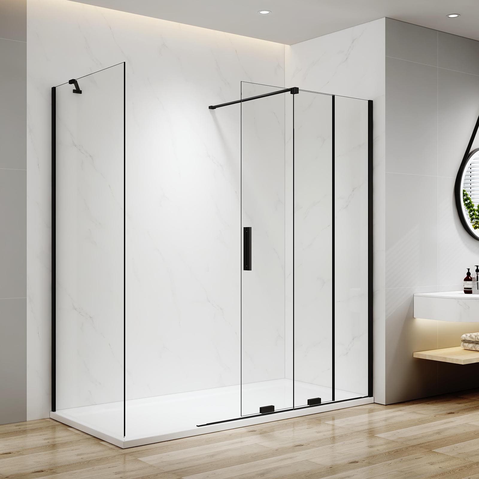 emke-cabine-de-douche-coulissante-noire-120x90 image 4