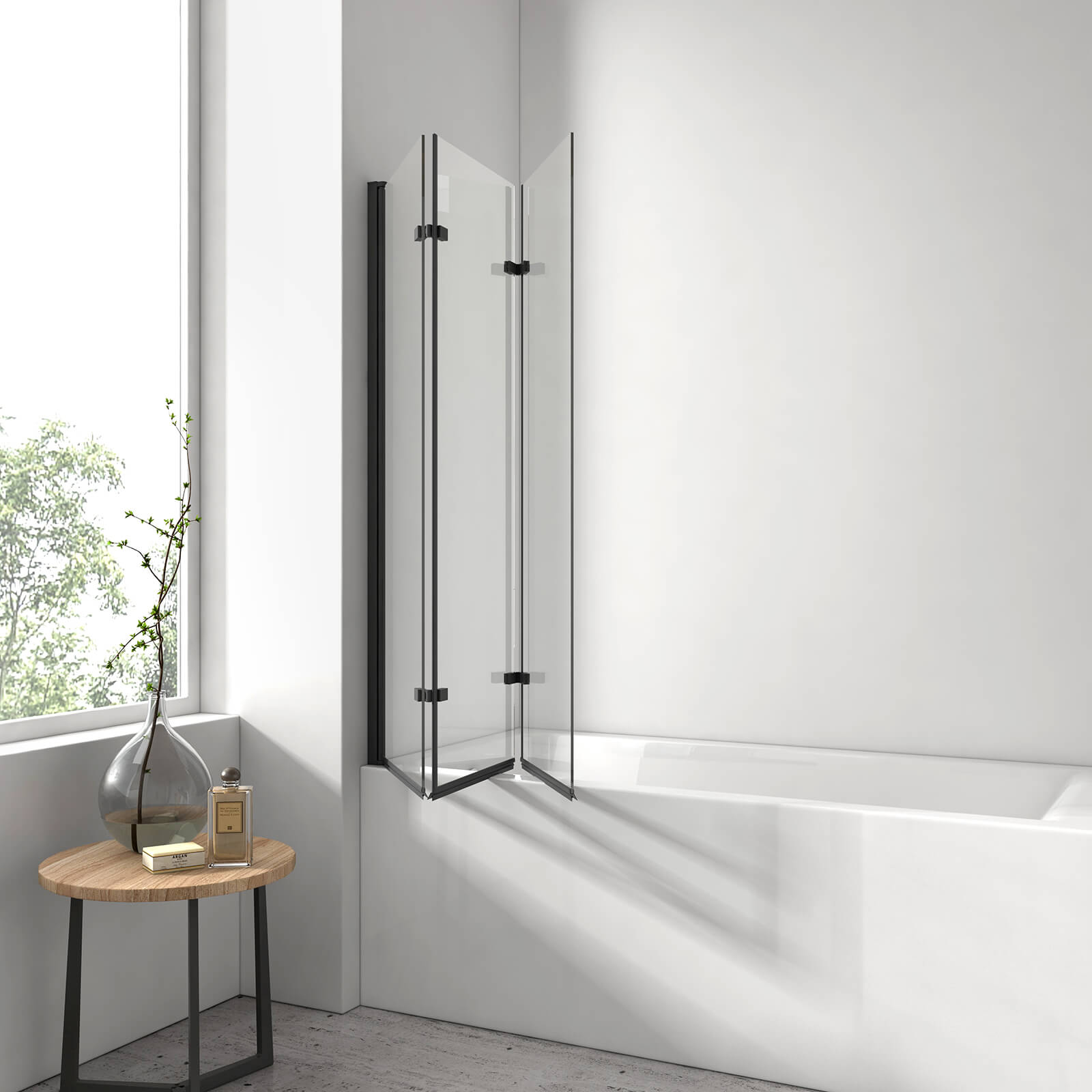 emke-pare-baignoire-rabattable-3-volets-120-cm-noir-verre-6-mm image 5